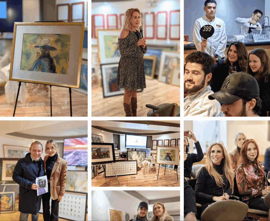 subasta de arte CDMX, Fundación Medita México, arte con causa, subasta con causa, eventos de arte en México, salud mental y meditación.